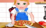 Bebek Pizza Yapıyor