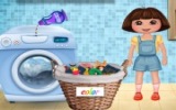Dora Çamaşır Yıkıyor