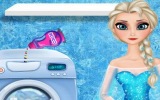 Elsa Çamaşır Yıkıyor
